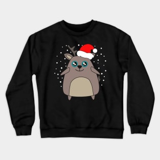 Cute Reindeer Christmas Sweatshirt Crewneck Sweatshirt